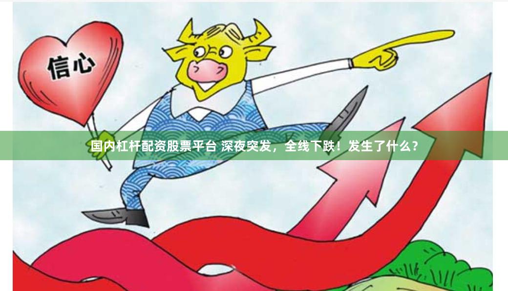 国内杠杆配资股票平台 深夜突发，全线下跌！发生了什么？
